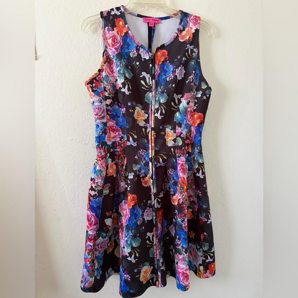 Betsey Johnson Multicolor Floral Dress